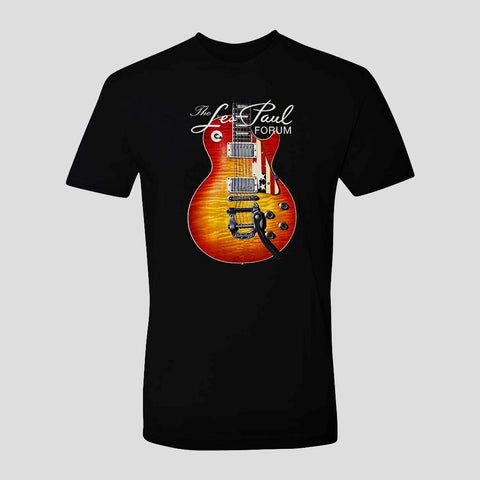 The Les Paul Forum Logo T-Shirt (Unisex) - Tommy Bolin Burst